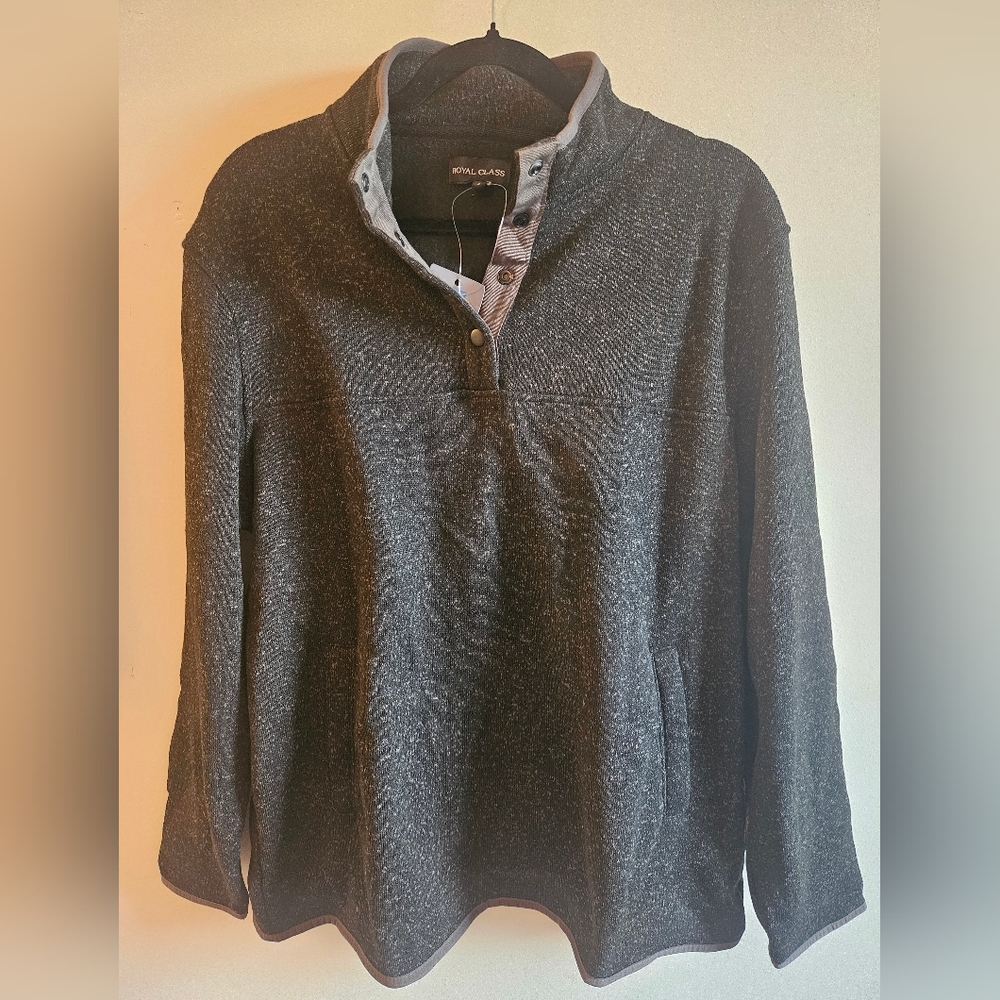 Royal Class Gray Men's Sweater